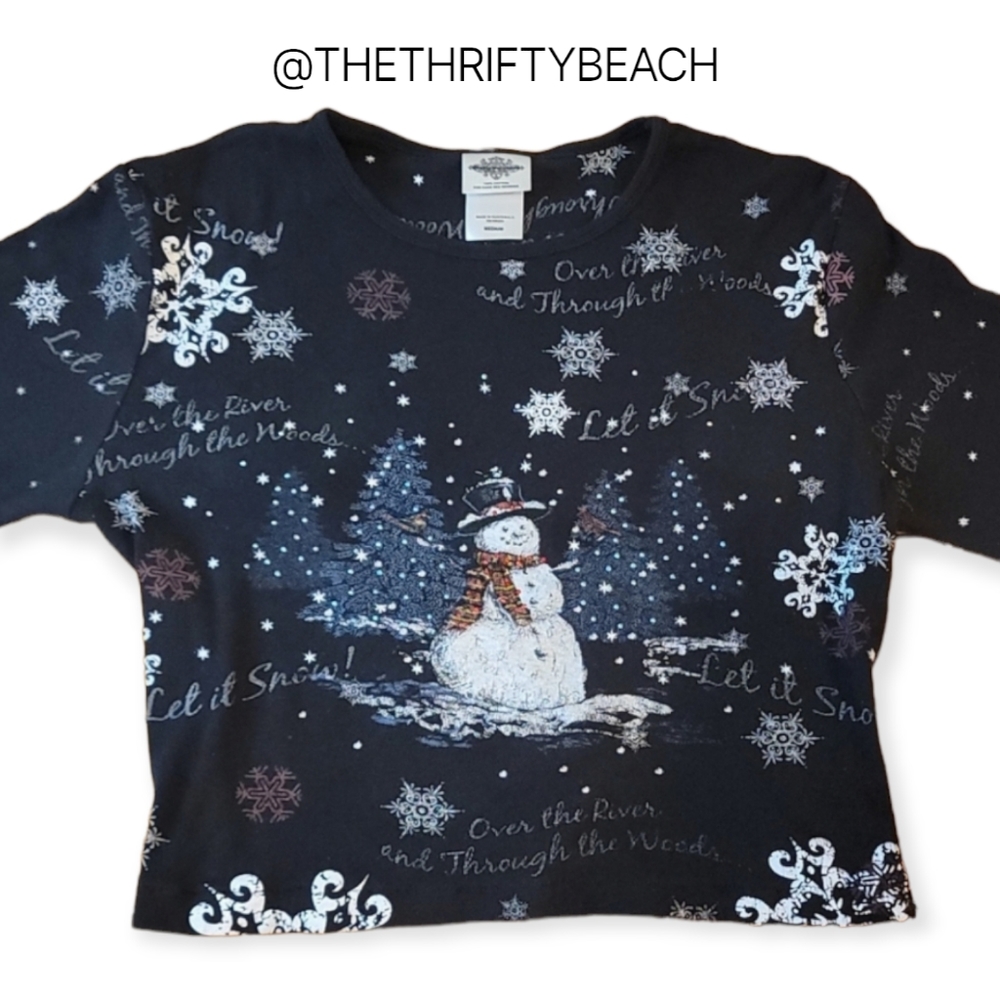 Let it Snow Crop Top ❄️